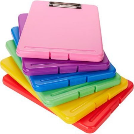 EMS MIND READER. Mind Reader Plastic Clipboard with Portfolio Storage, Multiple Colors COLCLIP6-ASST